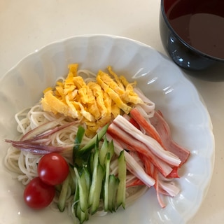 そうめん冷やし中華